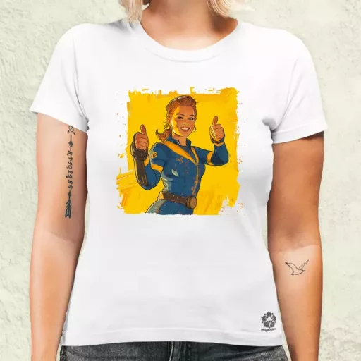 Fallout Lucy fanart v4 női póló