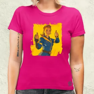 Fallout Lucy fanart v4 női póló