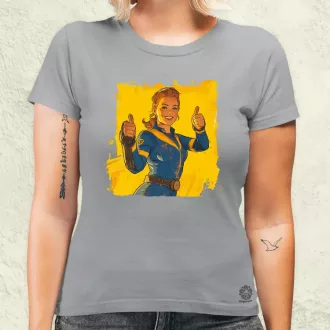 Fallout Lucy fanart v4 női póló