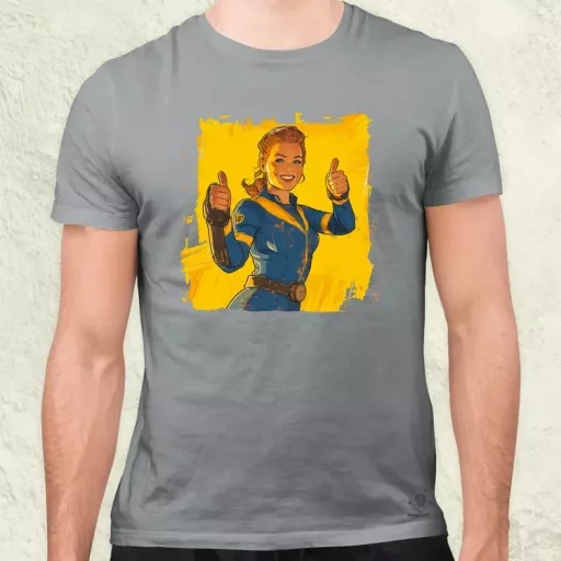 Fallout Lucy fanart v4 férfi póló