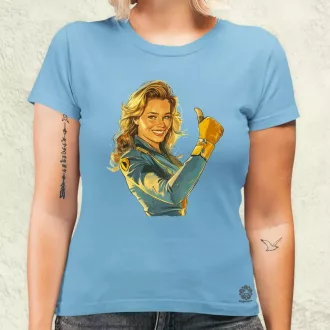 Fallout Lucy fanart v5 női póló
