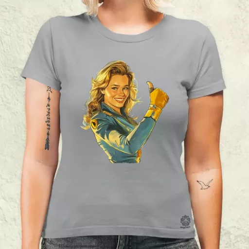 Fallout Lucy fanart v5 női póló
