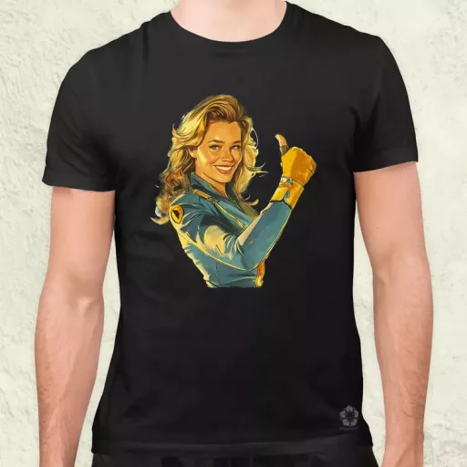 Fallout Lucy fanart v5 férfi póló