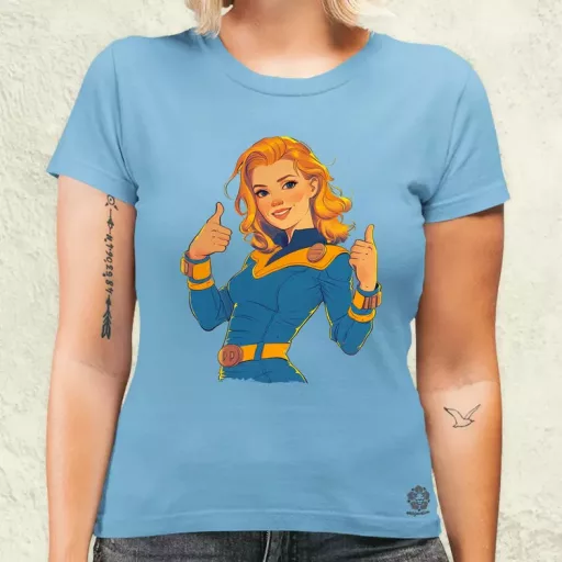 Fallout Lucy fanart v6 női póló