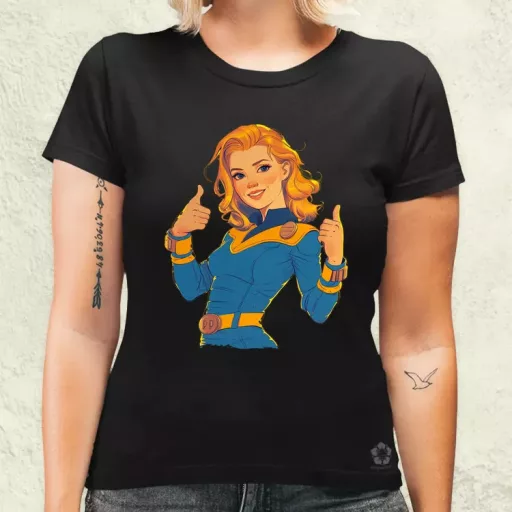 Fallout Lucy fanart v6 női póló
