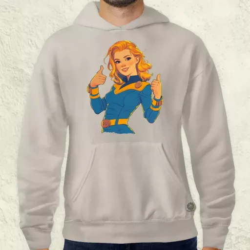 Fallout Lucy fanart v6 férfi pulóver