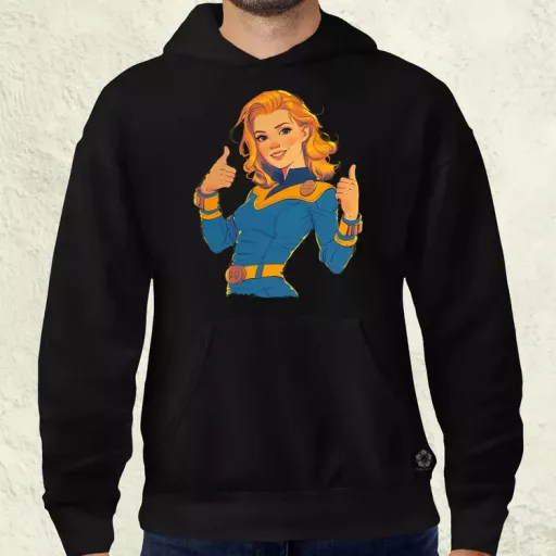 Fallout Lucy fanart v6 férfi pulóver