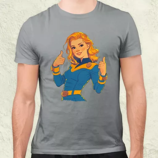 Fallout Lucy fanart v6 férfi póló