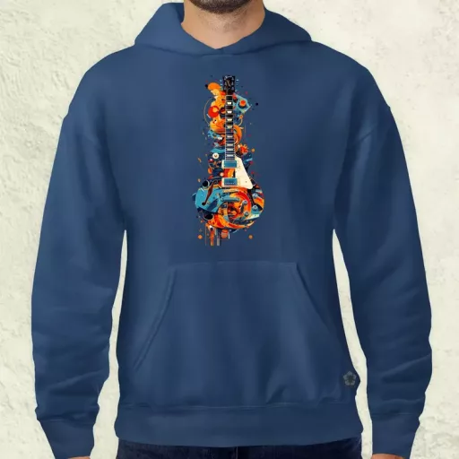 Graffiti gitár v1 férfi pulóver