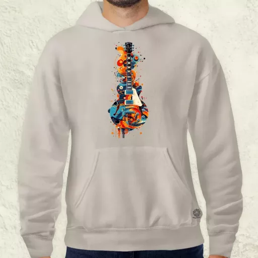 Graffiti gitár v1 férfi pulóver