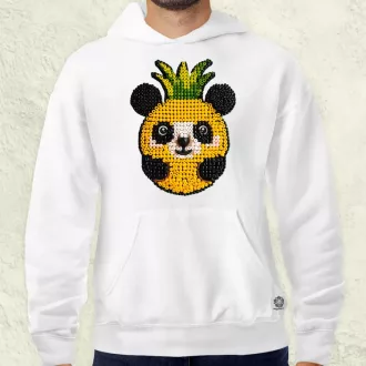 Gyöngy kawaii ananász panda v1 férfi pulóver