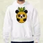 Gyöngy kawaii ananász panda v1 férfi pulóver