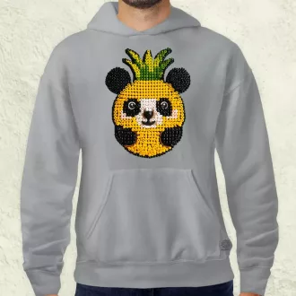 Gyöngy kawaii ananász panda v1 férfi pulóver