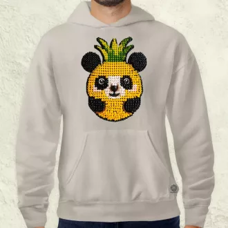 Gyöngy kawaii ananász panda v1 férfi pulóver