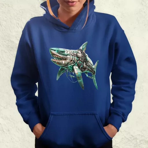 Kiborg cápa v3 női pulóver