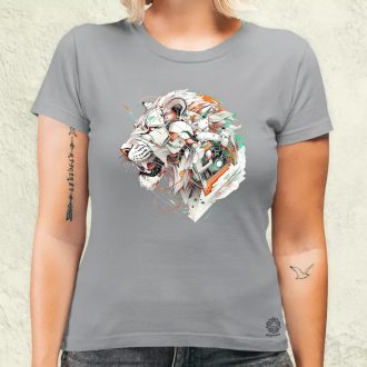 Kiborg oroszlán v14 női póló