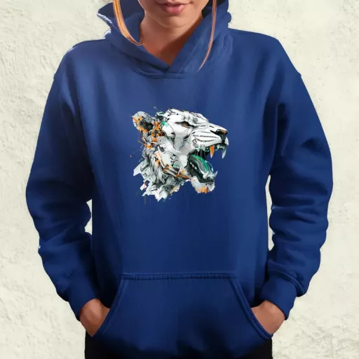 Kiborg oroszlán v23 női pulóver