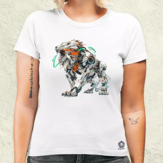 Kiborg oroszlán v5 női póló