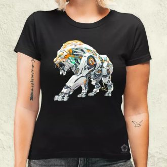 Kiborg oroszlán v9 női póló