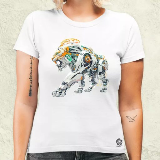 Kiborg oroszlán v9 női póló