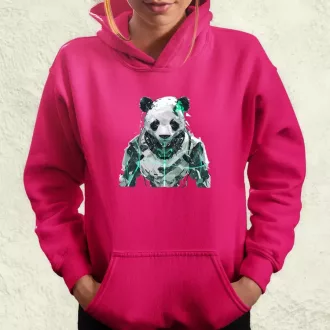 Kiborg panda v1 női pulóver
