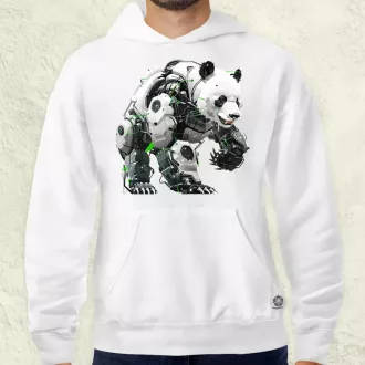 Kiborg panda v10 férfi pulóver