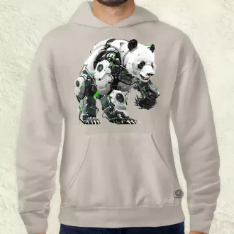 Kiborg panda v10 férfi pulóver