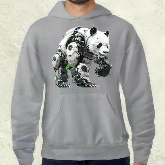 Kiborg panda v10 férfi pulóver