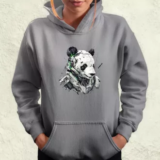 Kiborg panda v2 női pulóver