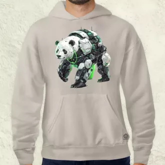 Kiborg panda v7 férfi pulóver