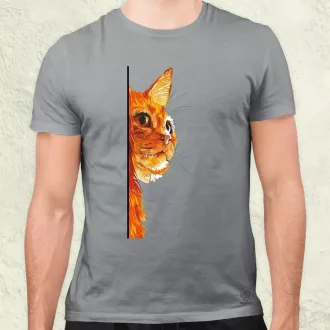 Macska kukucskál v1 férfi póló