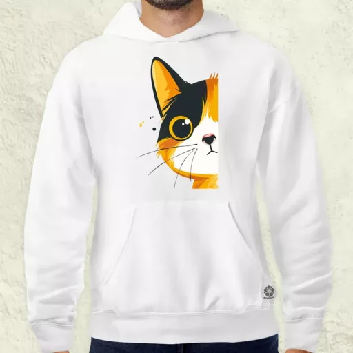 Macska kukucskál v4 férfi pulóver