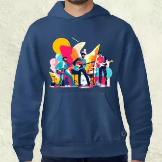Minimalista funky banda v1 férfi pulóver