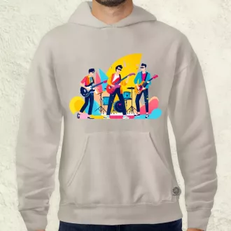 Minimalista funky banda v4 férfi pulóver