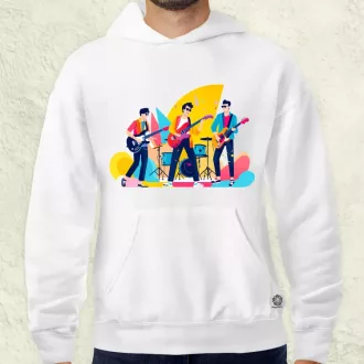 Minimalista funky banda v4 férfi pulóver