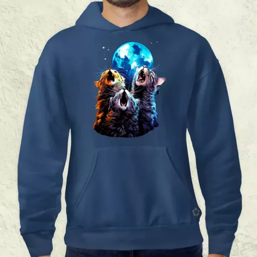 Neon nyávogás v5 férfi pulóver