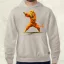 Pixelart kung fu oroszlán v1 férfi pulóver