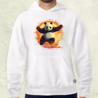 Pixelart kung fu panda v1 férfi pulóver