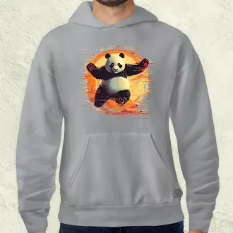 Pixelart kung fu panda v1 férfi pulóver