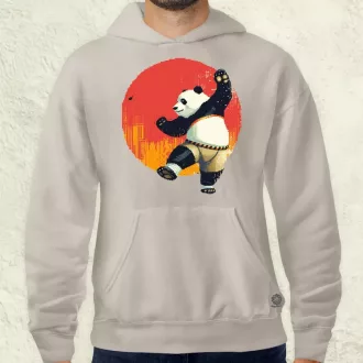 Pixelart kung fu panda v3 férfi pulóver