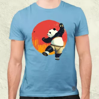 Pixelart kung fu panda v3 férfi póló