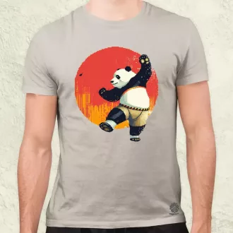 Pixelart kung fu panda v3 férfi póló