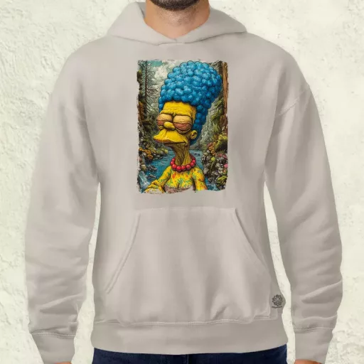Marge fanart férfi pulóver