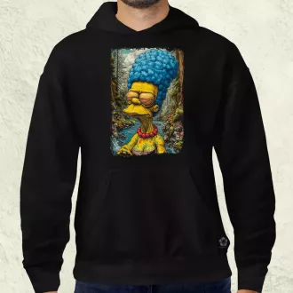 Marge fanart férfi pulóver