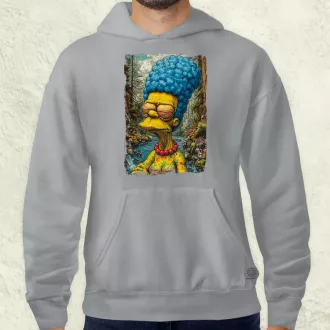 Marge fanart férfi pulóver