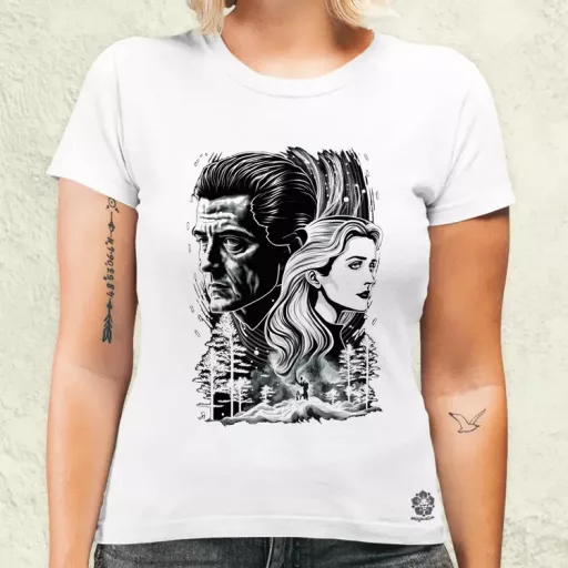 Dale Cooper és Laura Palmer v2 női póló