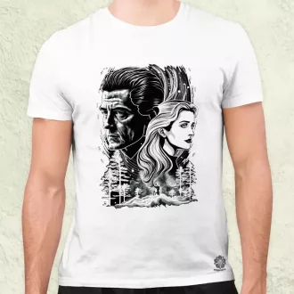 Dale Cooper és Laura Palmer v2 férfi póló