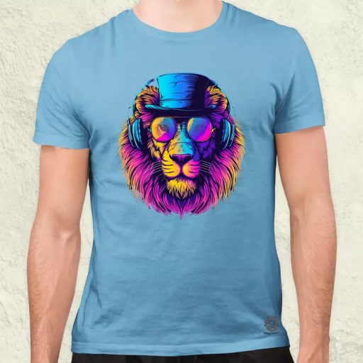 Ori zenét hallgat v2 férfi póló