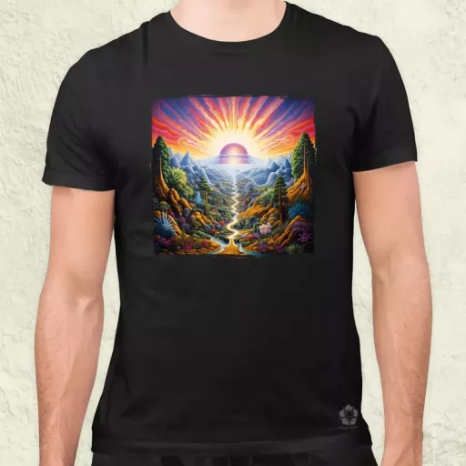 Spirituális ébredés v2 férfi póló
