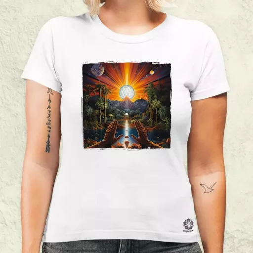 Spirituális ébredés v8 női póló
